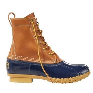 Women’s 8 Inch Bean Boots in Navy | Sz 8 B